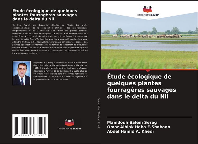Produktbild: &Eacute;tude &eacute;cologique de quelques plantes fourrag&egrave;res sauvages dans le delta du Nil