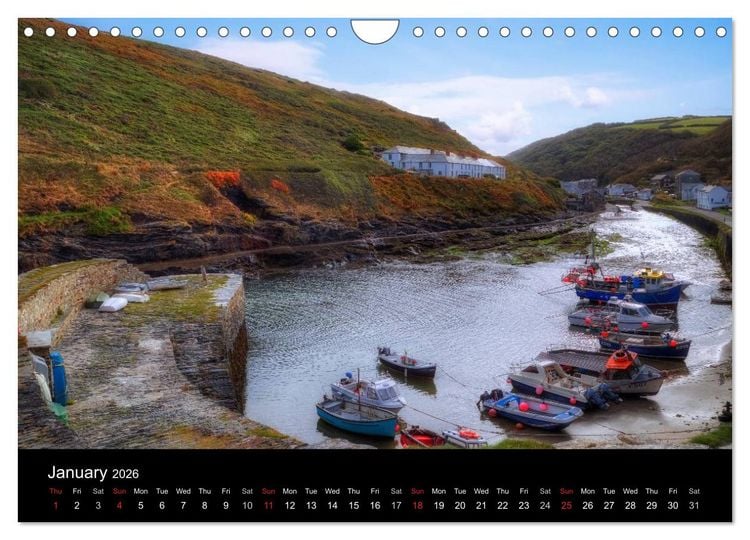 Produktbild: Cornwall (Wall Calendar 2026 DIN A4 landscape), CALVENDO 12 Month Wall Calendar