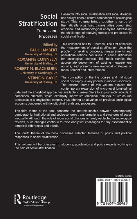 Produktbild: Social Stratification