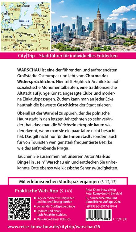 Produktbild: Reise Know-How CityTrip Warschau