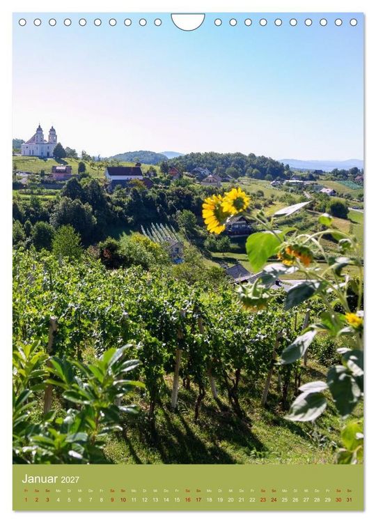 Produktbild: Zauberhaftes Slowenien. Seen, Berge und charmante Orte (Wandkalender 2027 DIN A4 hoch), CALVENDO Monatskalender