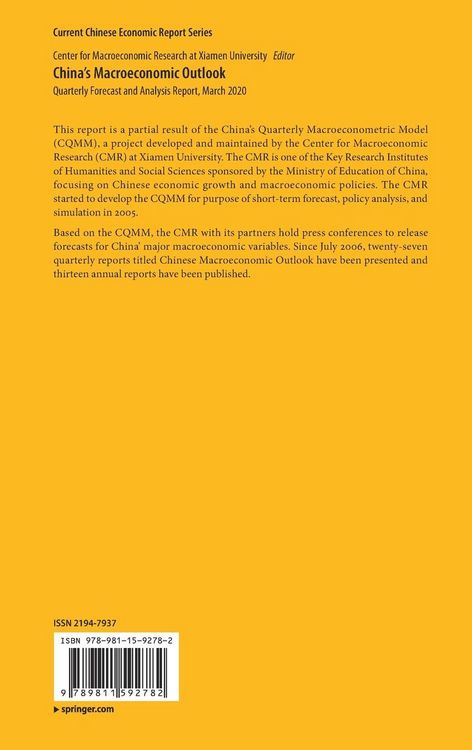 Produktbild: China&rsquo;s Macroeconomic Outlook