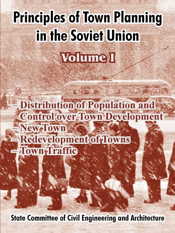 Produktbild: Principles of Town Planning in the Soviet Union