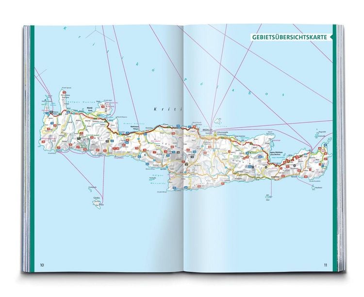 Produktbild: KOMPASS Wanderf&uuml;hrer Kreta mit Weitwanderweg E4, 75 Touren mit Extra-Tourenkarte