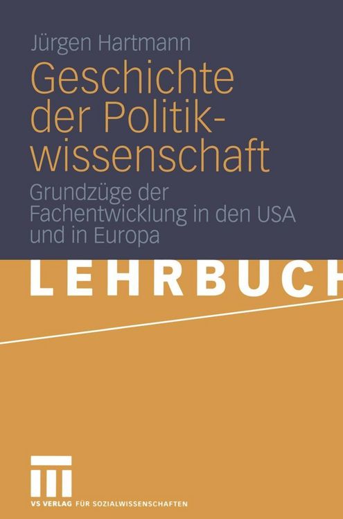 Produktbild: Geschichte der Politikwissenschaft