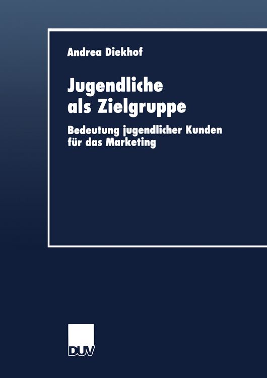 Produktbild: Jugendliche als Zielgruppe