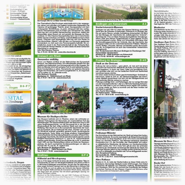 Produktbild: Publicpress Rad- und Wanderkarte Freiburg und Umgebung mit Kaiserstuhl 1:50.000
