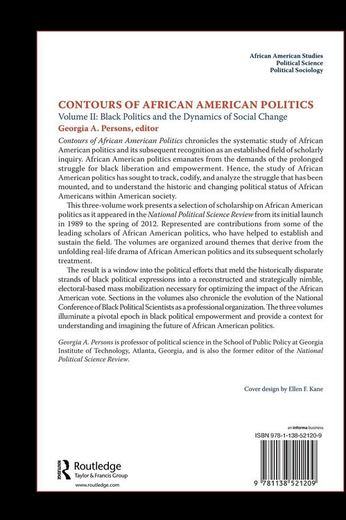 Produktbild: Contours of African American Politics