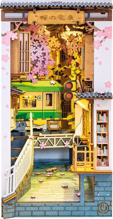 Produktbild: Book Nook DIY B&uuml;cherecke Sakura Densya
