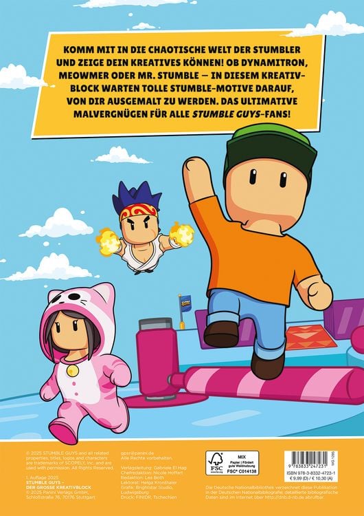 Produktbild: Stumble Guys: Der gro&szlig;e Kreativblock