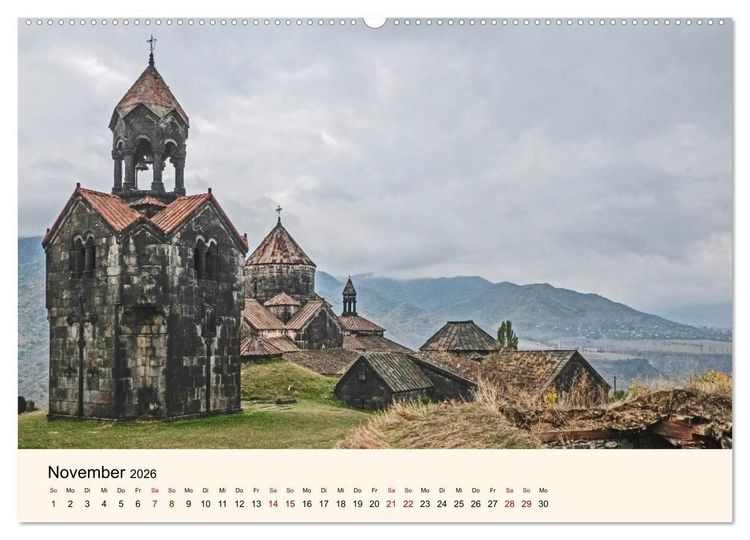 Produktbild: Der Kaukasus - Entdeckungen zwischen Asien und Europa (hochwertiger Premium Wandkalender 2026 DIN A2 quer), Kunstdruck in Hochglanz