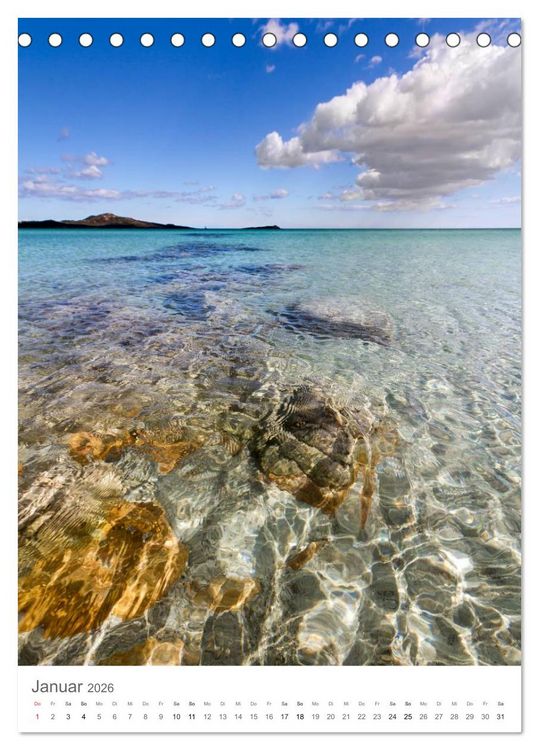 Produktbild: Sardinien (Tischkalender 2026 DIN A5 hoch), CALVENDO Monatskalender