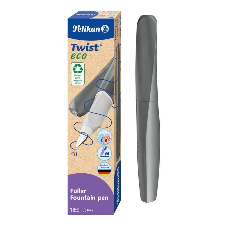 Produktbild: Pelikan Füller Twist eco P457 M grey