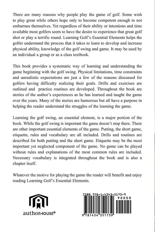 Produktbild: Learning Golf's Essential Elements