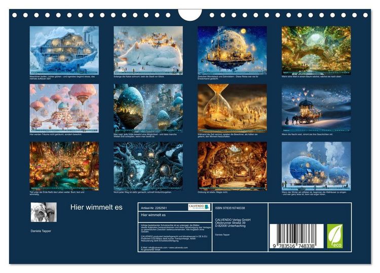 Produktbild: Hier wimmelt es (Wandkalender 2026 DIN A4 quer), CALVENDO Monatskalender