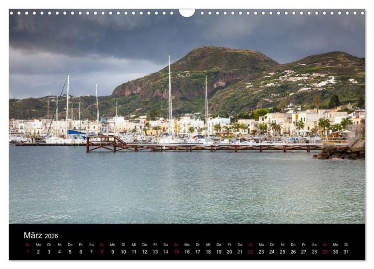 Produktbild: Liparische Inseln (Wandkalender 2026 DIN A3 quer), CALVENDO Monatskalender