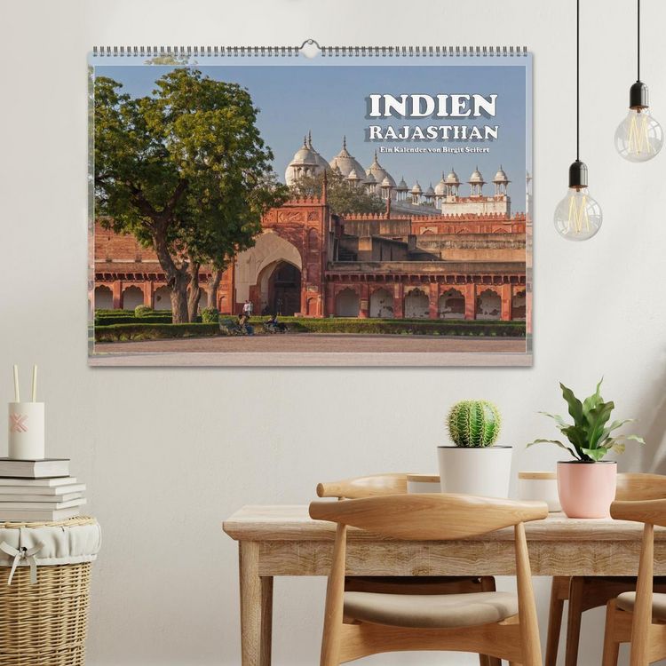 Produktbild: Indien, Rajasthan (Wandkalender 2026 DIN A2 quer), CALVENDO Monatskalender