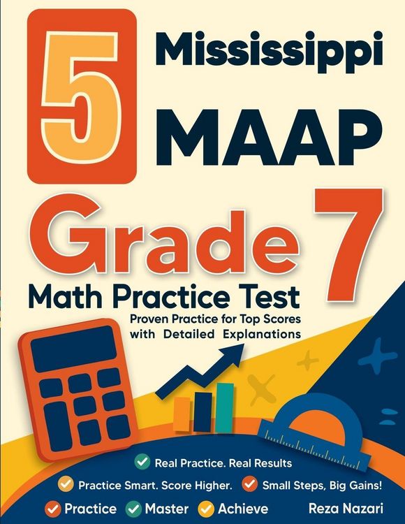 Produktbild: 5 Mississippi MAAP Grade 7 Math Practice Tests