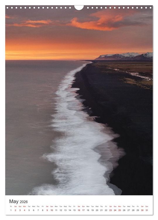 Produktbild: Magic of Iceland - nature photography (Wall Calendar 2026 DIN A3 portrait), CALVENDO 12 Month Wall Calendar