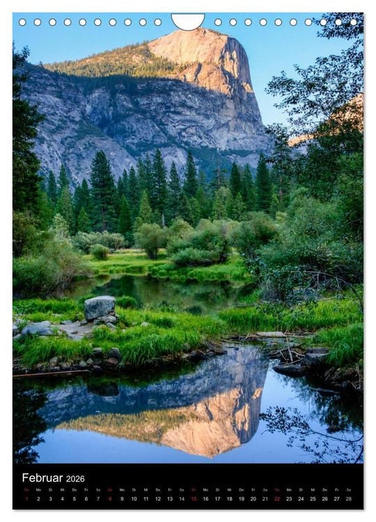 Produktbild: Idylle Pur - Der Yosemite National Park (Wandkalender 2026 DIN A4 hoch), CALVENDO Monatskalender