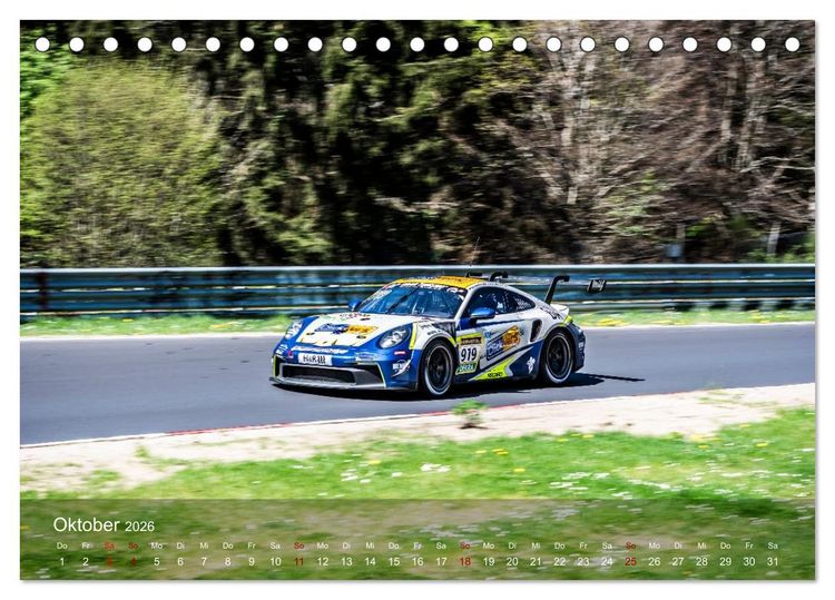Produktbild: N&uuml;rburgring Langstreckenmeisterschaft (Tischkalender 2026 DIN A5 quer), CALVENDO Monatskalender