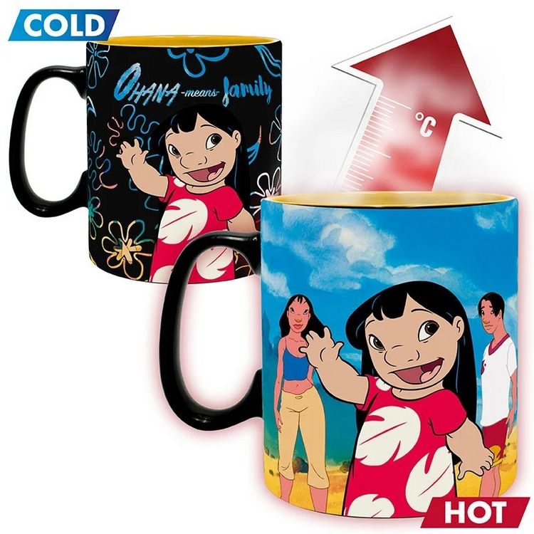 Produktbild: DISNEY - Mug Heat Change - 460 ml - Lilo et Stitch - cardboard