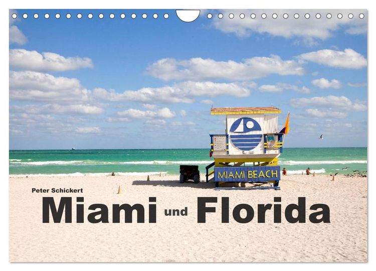 Produktbild: Miami und Florida (Wandkalender 2026 DIN A4 quer), CALVENDO Monatskalender