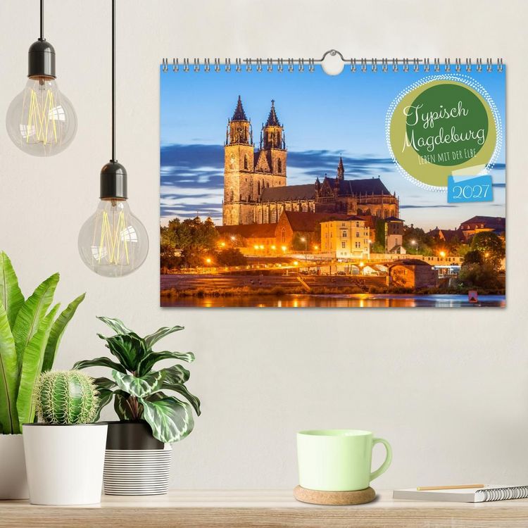 Produktbild: Typisch Magdeburg (Wandkalender 2027 DIN A4 quer), CALVENDO Monatskalender