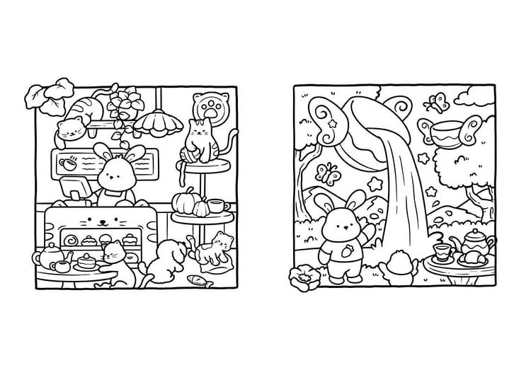 Produktbild: Cosy Caf&eacute; Days - Ausmalbuch