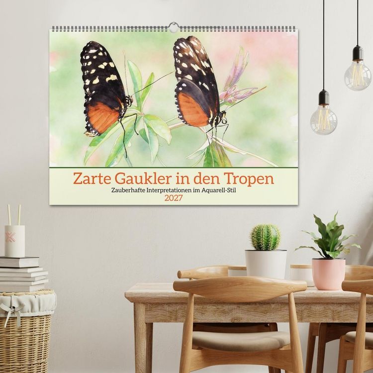 Produktbild: Zarte Gaukler in den Tropen (Wandkalender 2027 DIN A2 quer), CALVENDO Monatskalender