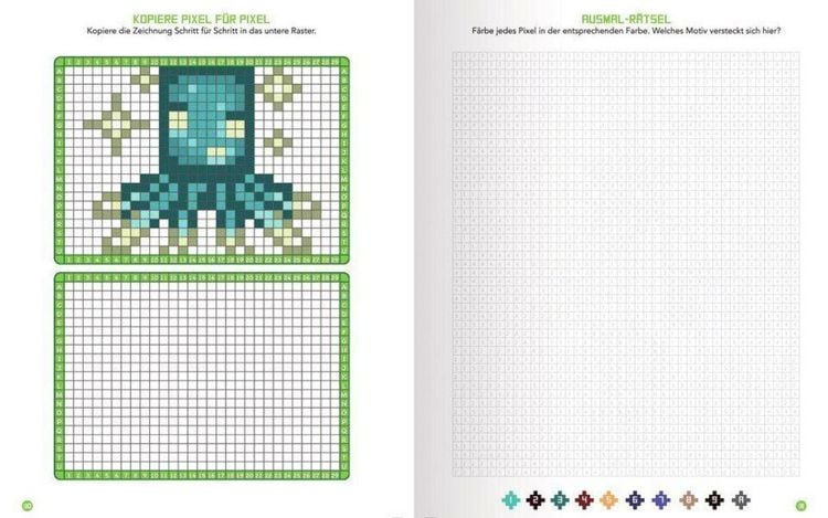Produktbild: Pixel-Malbuch f&uuml;r Minecrafter &ndash; Biome Spezial - &Uuml;ber 70 Pixel-Ausmalbilder aus der Minecraft-Welt