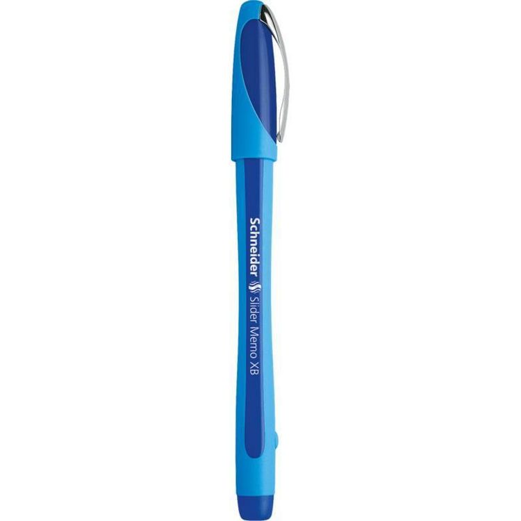 Produktbild: Kugelschreiber Slider Memo (mit Kappe, Strichst&auml;rke: XB) blau