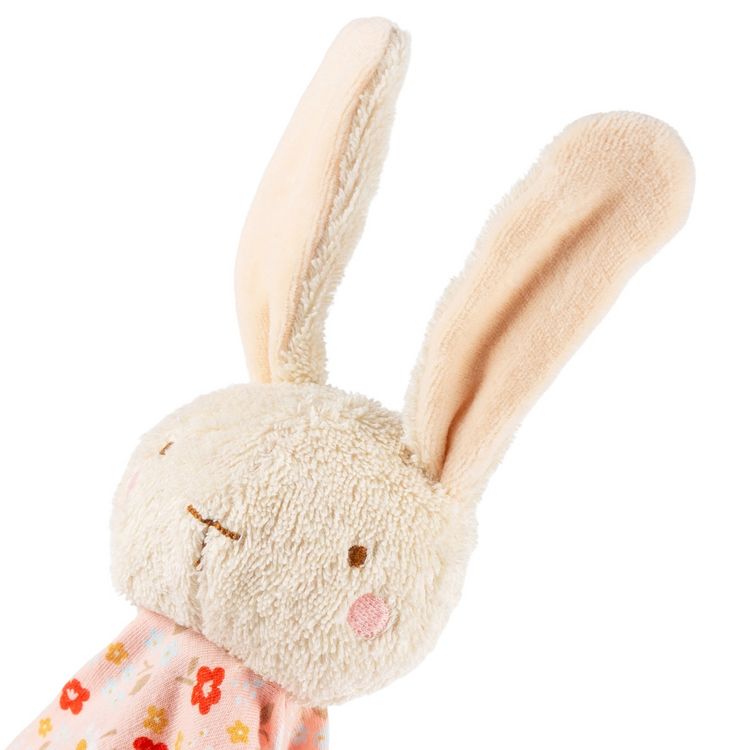 Produktbild: Sigikid 31274 - Baby Schnuffeltuch Hase, wei&szlig;/rosa/Blumenmuster, Farmhouse Family