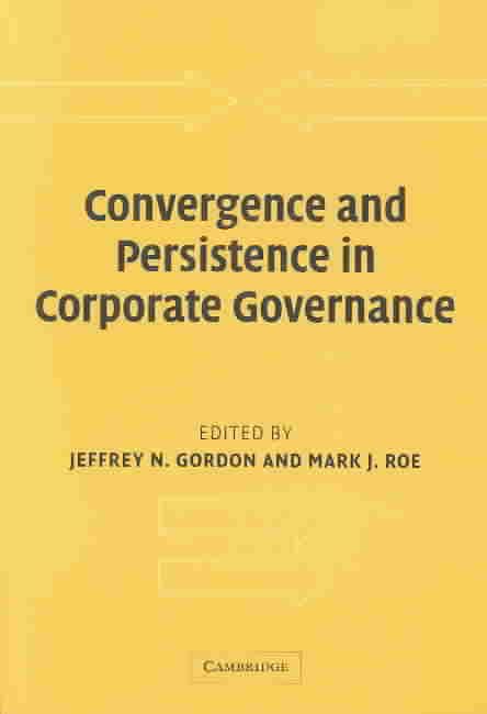Produktbild: Convergence and Persistence in Corporate Governance
