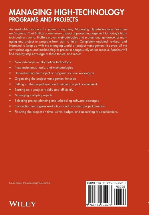 Produktbild: Managing High-Technology Programs and Projects