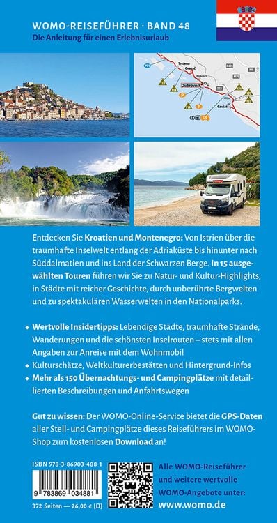 Produktbild: Entdeckertouren mit dem Wohnmobil Kroatien und Montenegro