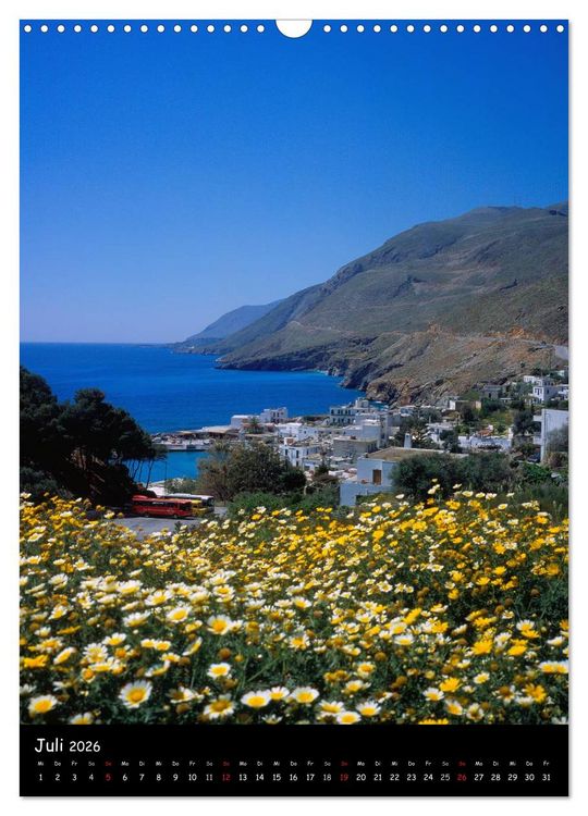 Produktbild: KRETA (Wandkalender 2026 DIN A3 hoch), CALVENDO Monatskalender