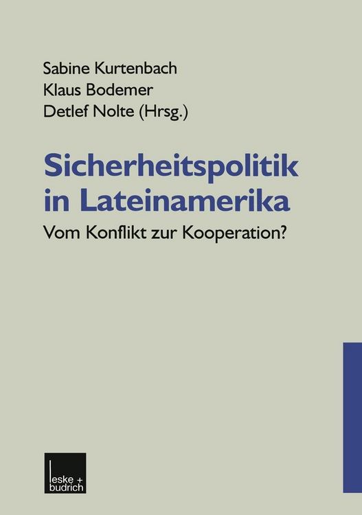 Produktbild: Sicherheitspolitik in Lateinamerika