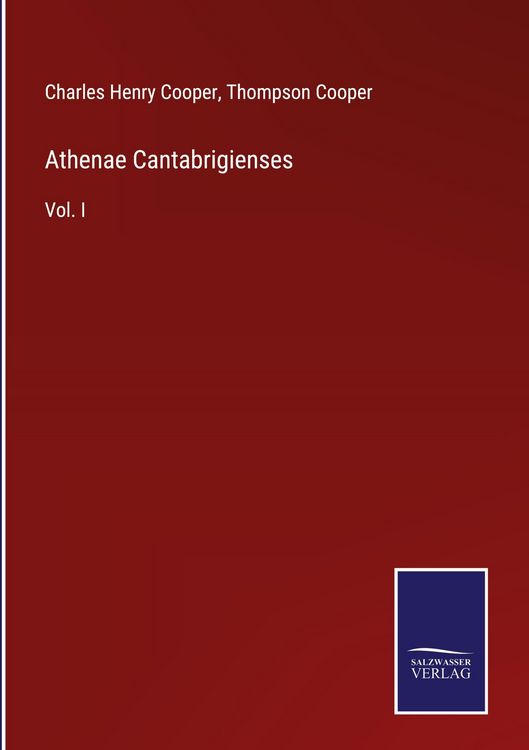 Produktbild: Athenae Cantabrigienses