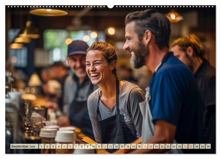 Produktbild: Mein Kaffee meine Bar (Wandkalender 2026 DIN A2 quer), CALVENDO Monatskalender