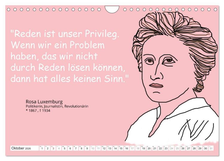 Produktbild: Zitate f&uuml;r Motivation und Perspektivenwechsel (Wandkalender 2026 DIN A4 quer), CALVENDO Monatskalender