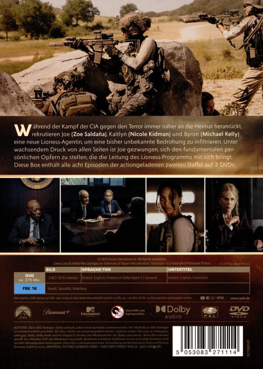 Produktbild: Special Ops: Lioness - Staffel 2 [3 DVDs]