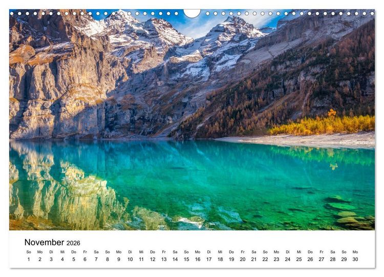 Produktbild: Wunderwelt Schweiz (Wandkalender 2026 DIN A3 quer), CALVENDO Monatskalender