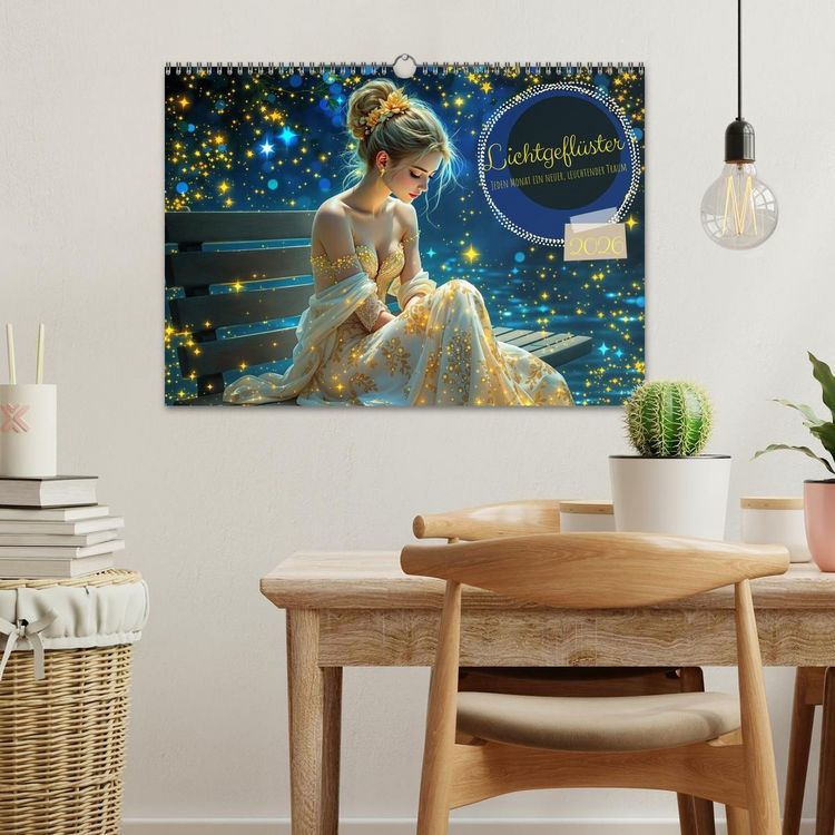 Produktbild: Lichtgefl&uuml;ster (Wandkalender 2026 DIN A3 quer), CALVENDO Monatskalender