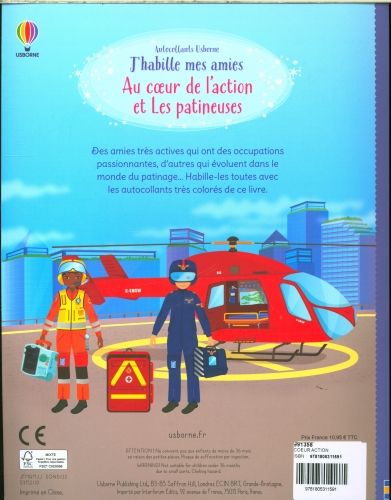 Produktbild: Au coeur de l'action et Les patineuses : J'habille mes amies