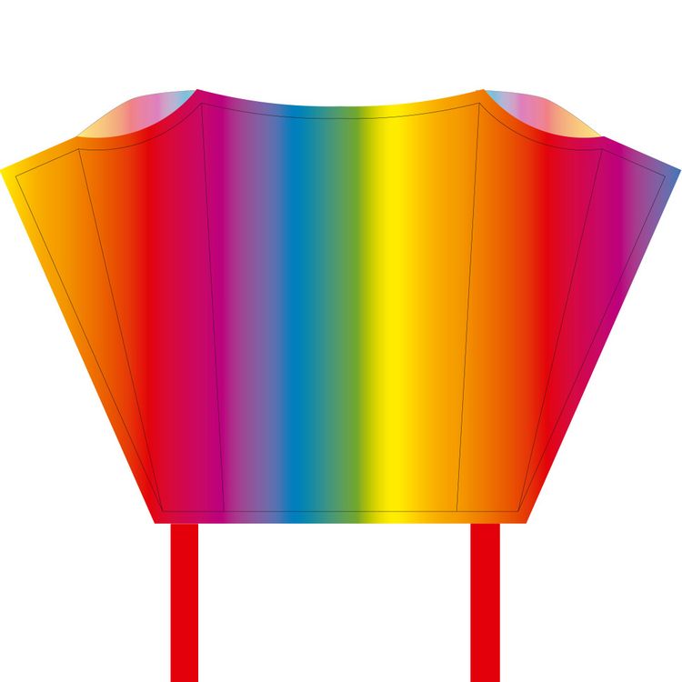 Produktbild: Sleddy Rainbow GO! Einleiner Drachen im Taschenformat