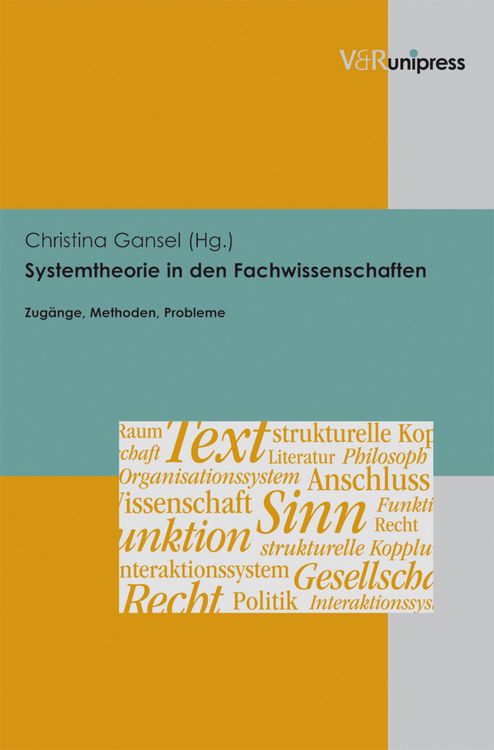 Produktbild: Systemtheorie in den Fachwissenschaften