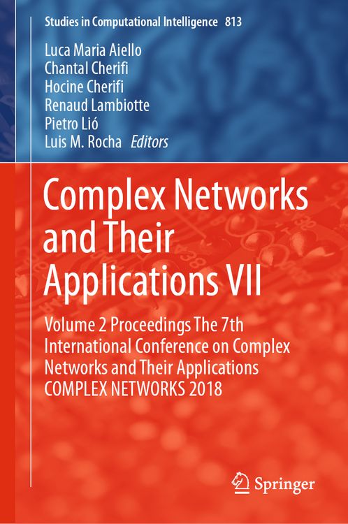Produktbild: Complex Networks and Their Applications VII