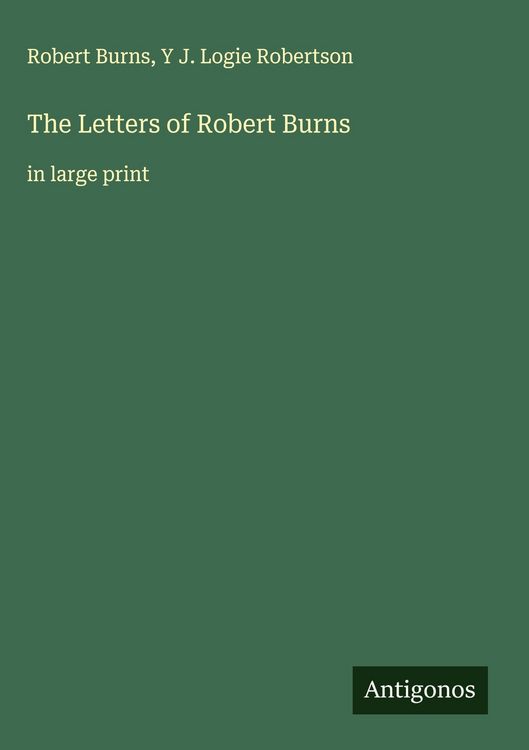 Produktbild: The Letters of Robert Burns