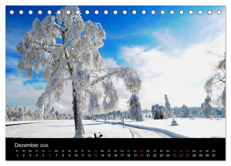 Produktbild: Wege 2026 (Tischkalender 2026 DIN A5 quer), CALVENDO Monatskalender